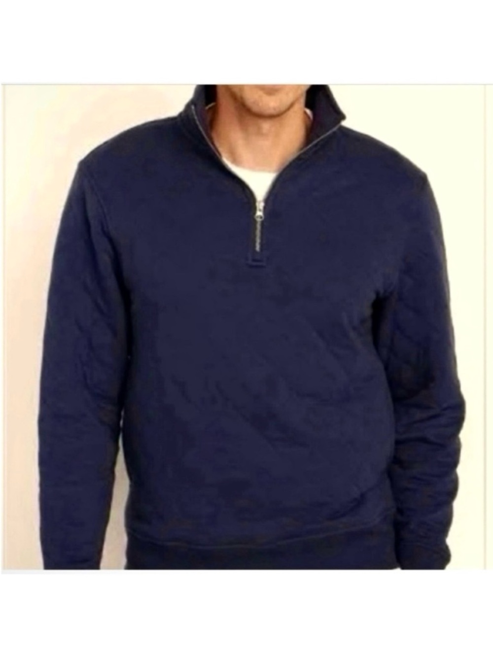 🆕- Men's Old Navy Halg Zip Pullover in Rich Navy Blue Size: XXL